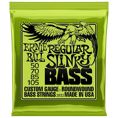 Ernie Ball Regular Slinky Bass 0.050 - 0.105 RoundWound Electric Bass String (P02832)