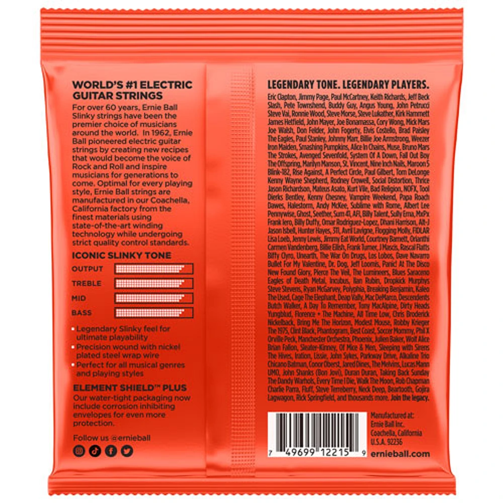 Ernie Ball Skinny Top Heavy Bottom 0.010 - 0.052 Nickel Wound Electric Guitar String (P02215)