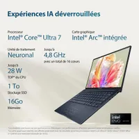 ASUS ZenBook 14 OLED 14" Touchscreen Laptop - Blue (Intel Core Ultra 7 155H - Evo Edition/1TB/16GB RAM/Win 11)