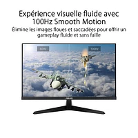 Moniteur DEL IPS HD intégrale 100 Hz de 23,8 po d'ASUS avec temps de réponse de 1 ms gris à gris (VY249HF)