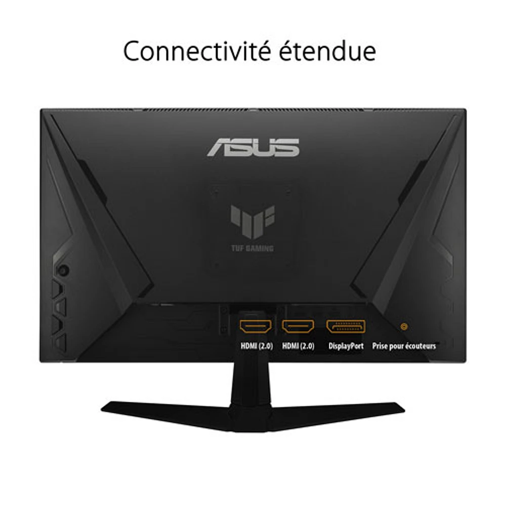 Moniteur de jeu G-Sync FreeSync DEL IPS HD intégrale 180 Hz de 27 po TUF d'ASUS avec temps de réponse de 1 ms gris à gris (VG279Q3A)