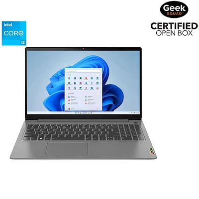 Open Box - Lenovo IdeaPad 15.6" Laptop - Arctic Grey (Intel Core i3-1215U/512GB/8GB RAM/Windows 11)
