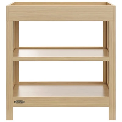 Graco Teddi 2-Shelf Changing Table with Changing Pad - Driftwood