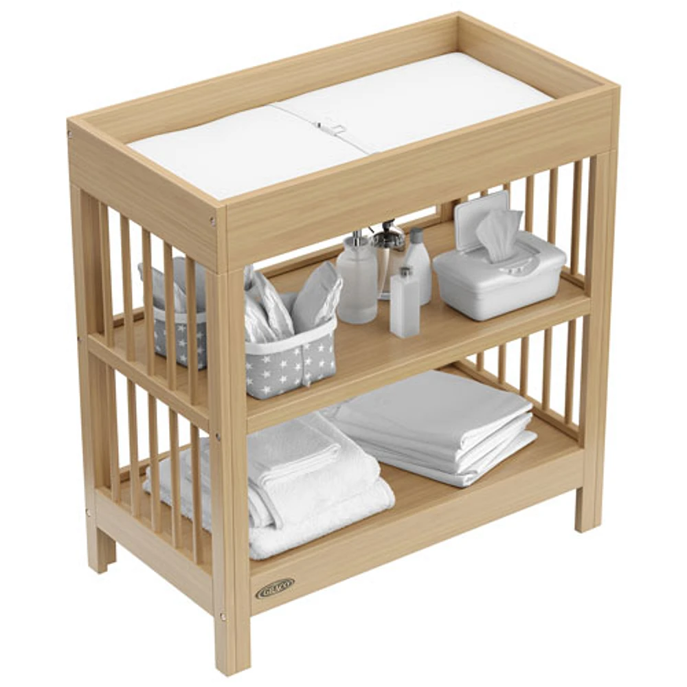Graco Teddi 2-Shelf Changing Table with Changing Pad