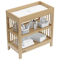 Graco Teddi 2-Shelf Changing Table with Changing Pad - Driftwood