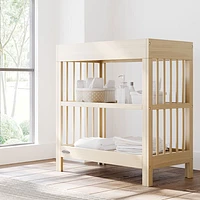 Graco Teddi 2-Shelf Changing Table with Changing Pad - Driftwood