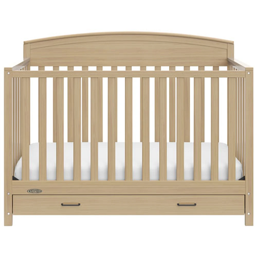 Graco Benton 5-in-1 Convertible Crib with Drawer - Driftwood