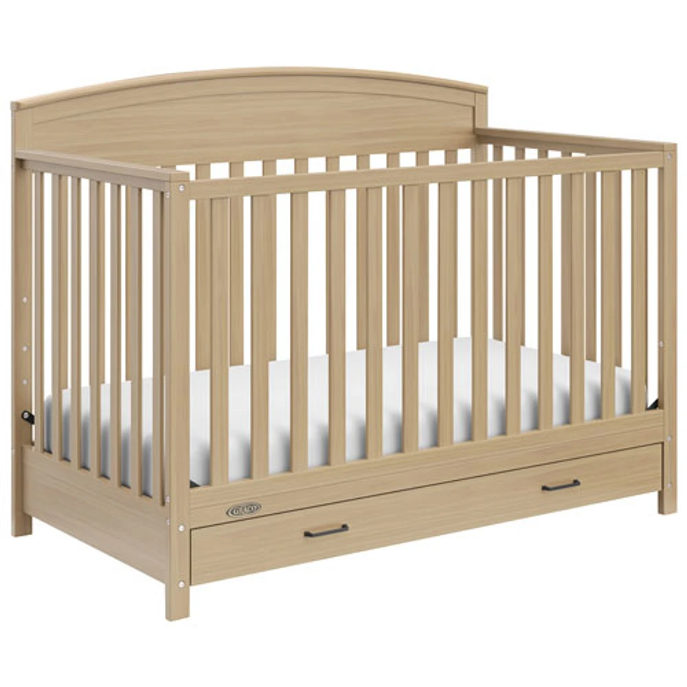 Graco Benton 5-in-1 Convertible Crib with Drawer - Driftwood