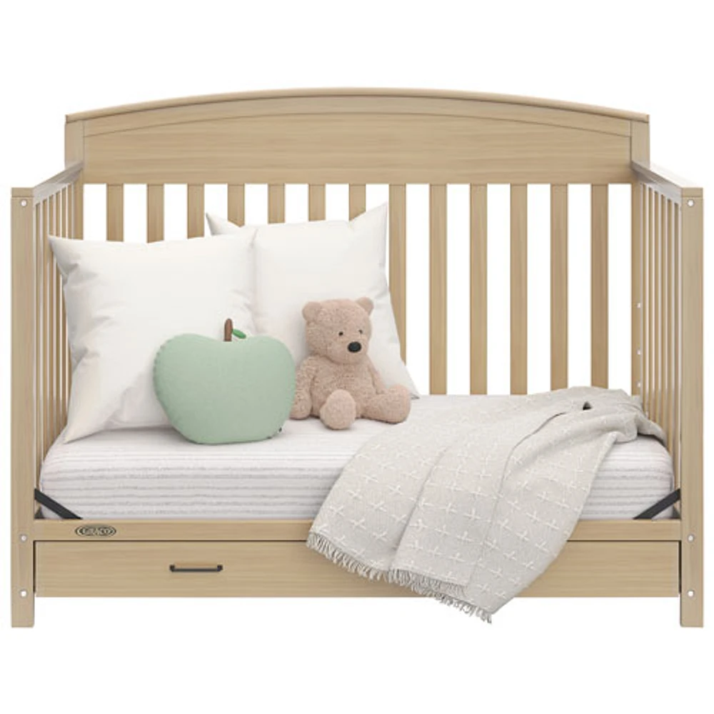 Graco Benton 5-in-1 Convertible Crib with Drawer - Driftwood