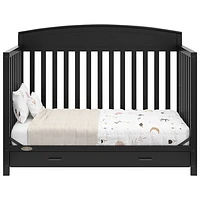 Graco Benton 5-in-1 Convertible Crib with Drawer - Black