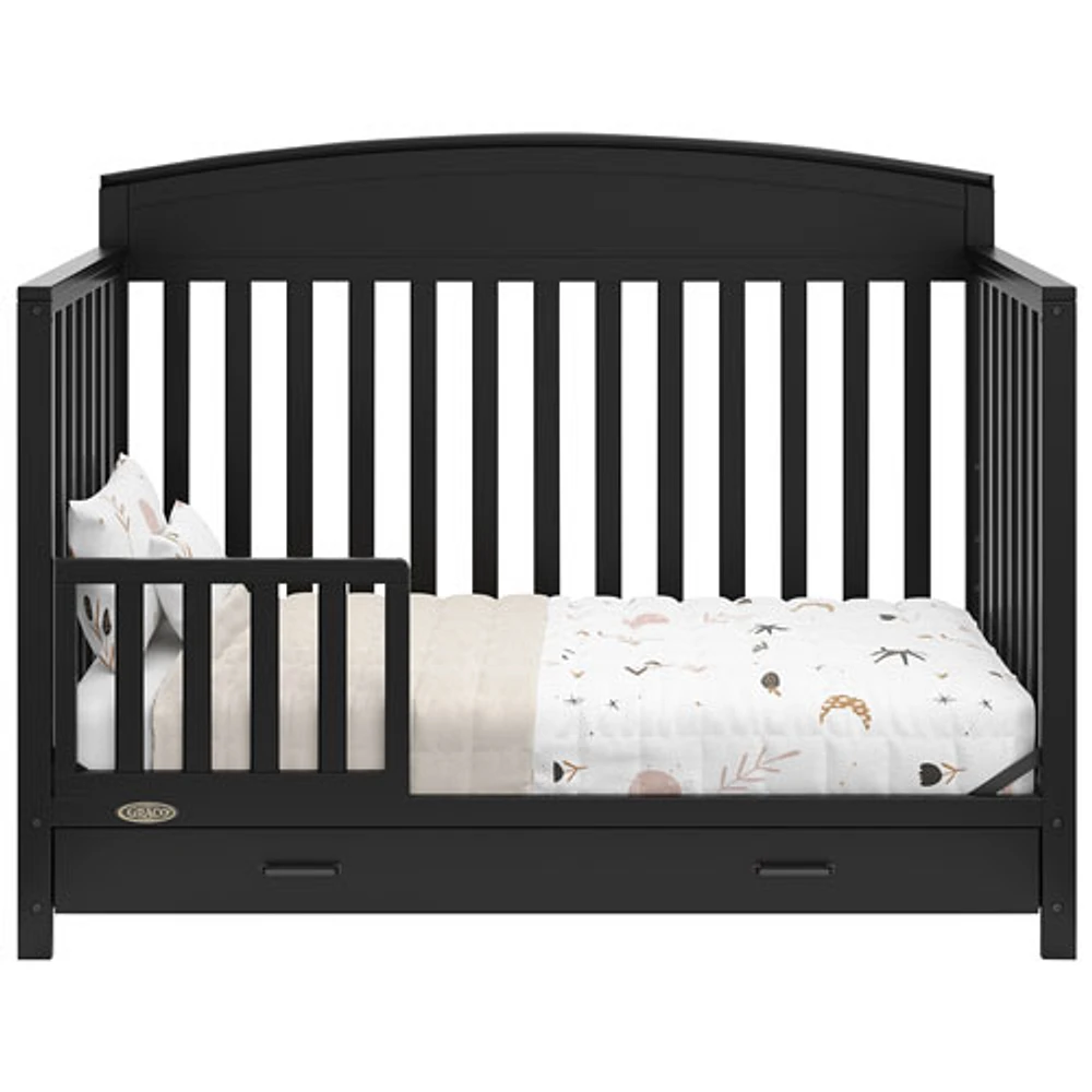 Graco Benton 5-in-1 Convertible Crib with Drawer - Black