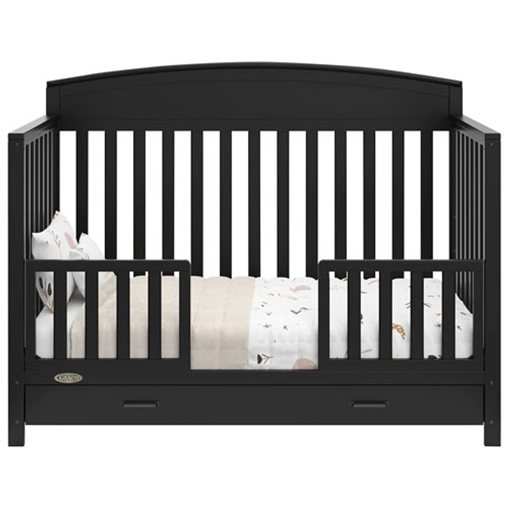 Graco Benton 5-in-1 Convertible Crib with Drawer - Black