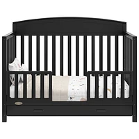 Graco Benton 5-in-1 Convertible Crib with Drawer - Black