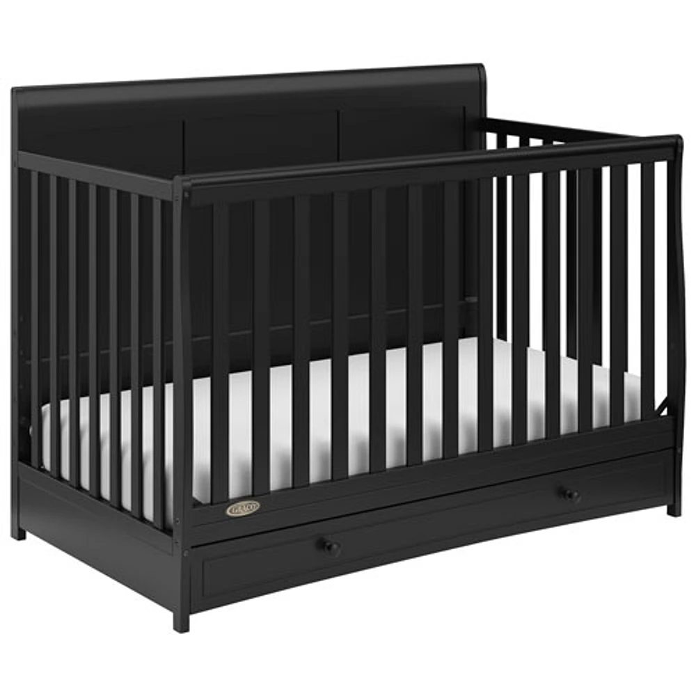 Graco Asheville 4-in-1 Convertible Crib with Drawer - Black