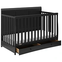 Graco Asheville 4-in-1 Convertible Crib with Drawer - Black