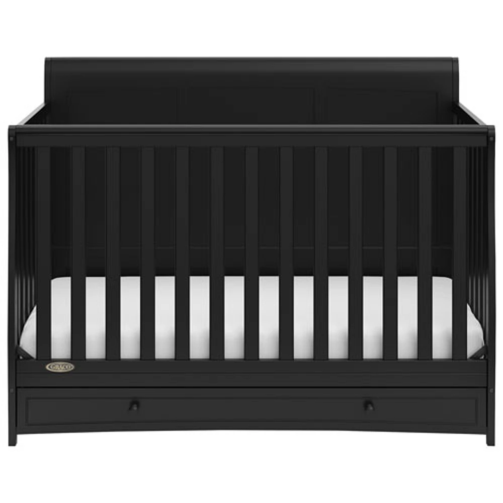 Graco Asheville 4-in-1 Convertible Crib with Drawer - Black