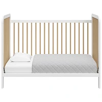 Storkcraft Pasadena 3-in-1 Convertible Crib - White/Driftwood