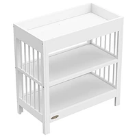 Graco Teddi 2-Shelf Changing Table with Changing Pad - White