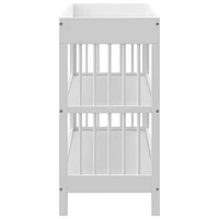 Graco Teddi 2-Shelf Changing Table with Changing Pad - White