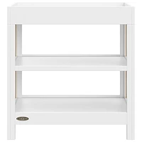 Graco Teddi 2-Shelf Changing Table with Changing Pad - White/Driftwood