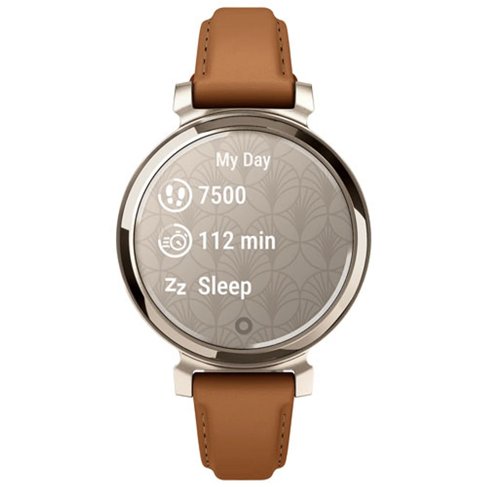 Garmin Lily 2 Classic 30.4mm Bluetooth Smartwatch - Tan