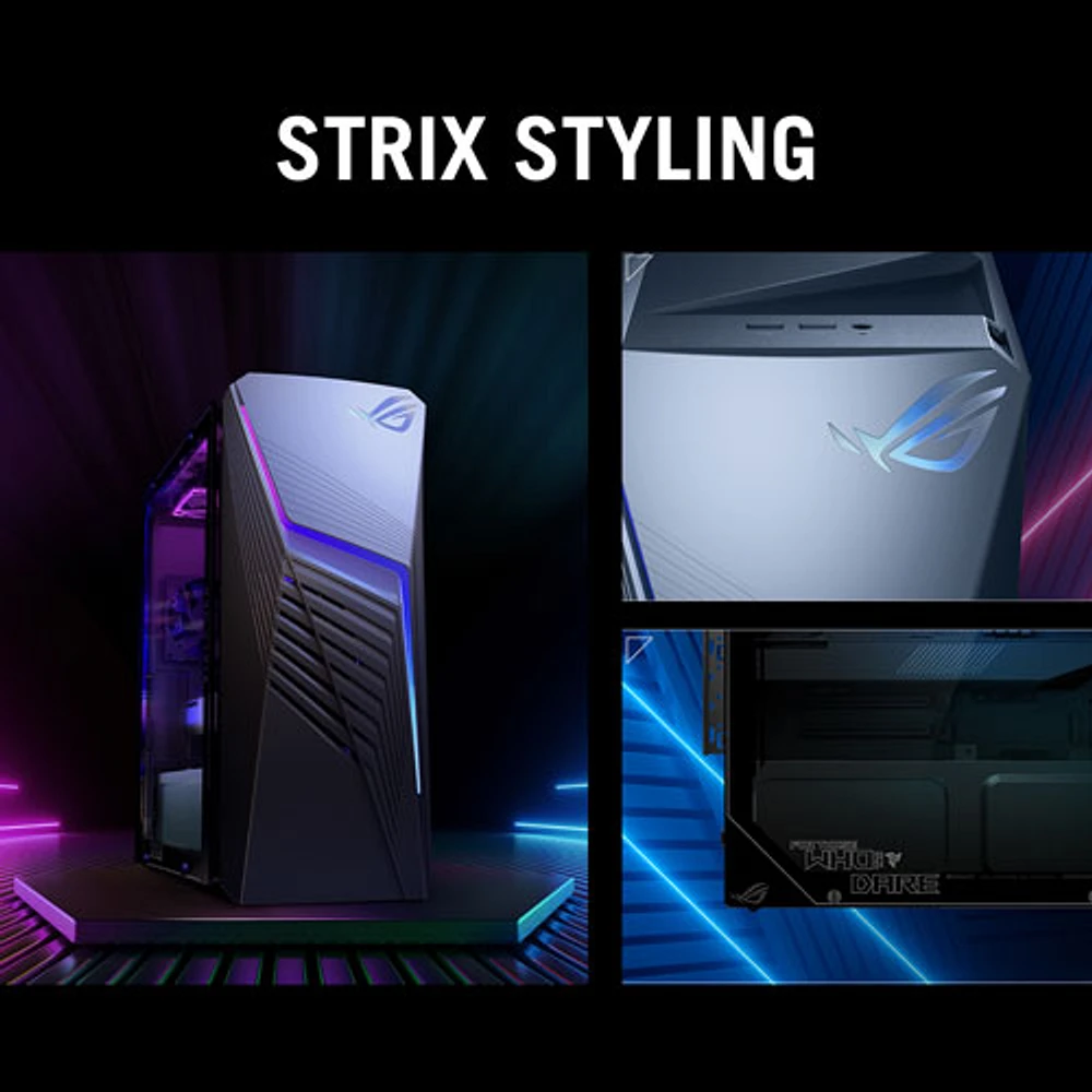 ASUS ROG Strix G13 Gaming PC - Extreme Dark Grey (Intel Ci5-14400F/1TB SSD/16GB RAM/RTX 3050) - Only at Best Buy