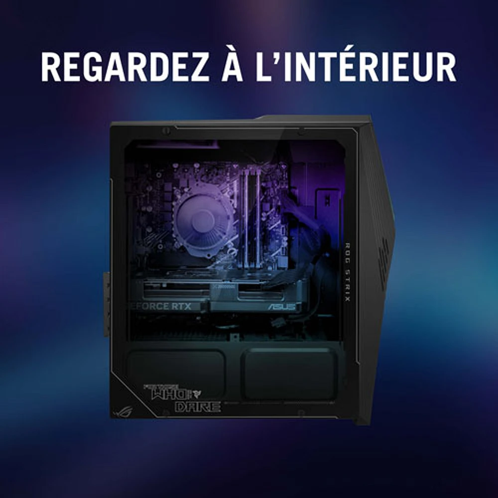 ASUS ROG Strix G13 Gaming PC - Extreme Dark Grey (Intel Ci5-14400F/1TB SSD/16GB RAM/RTX 3050) - Only at Best Buy