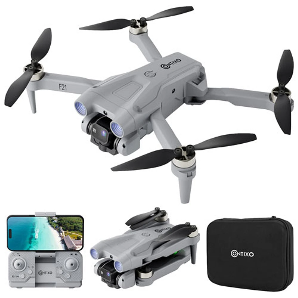 Contixo F21 Quadcopter Drone with Camera & Controller - Grey