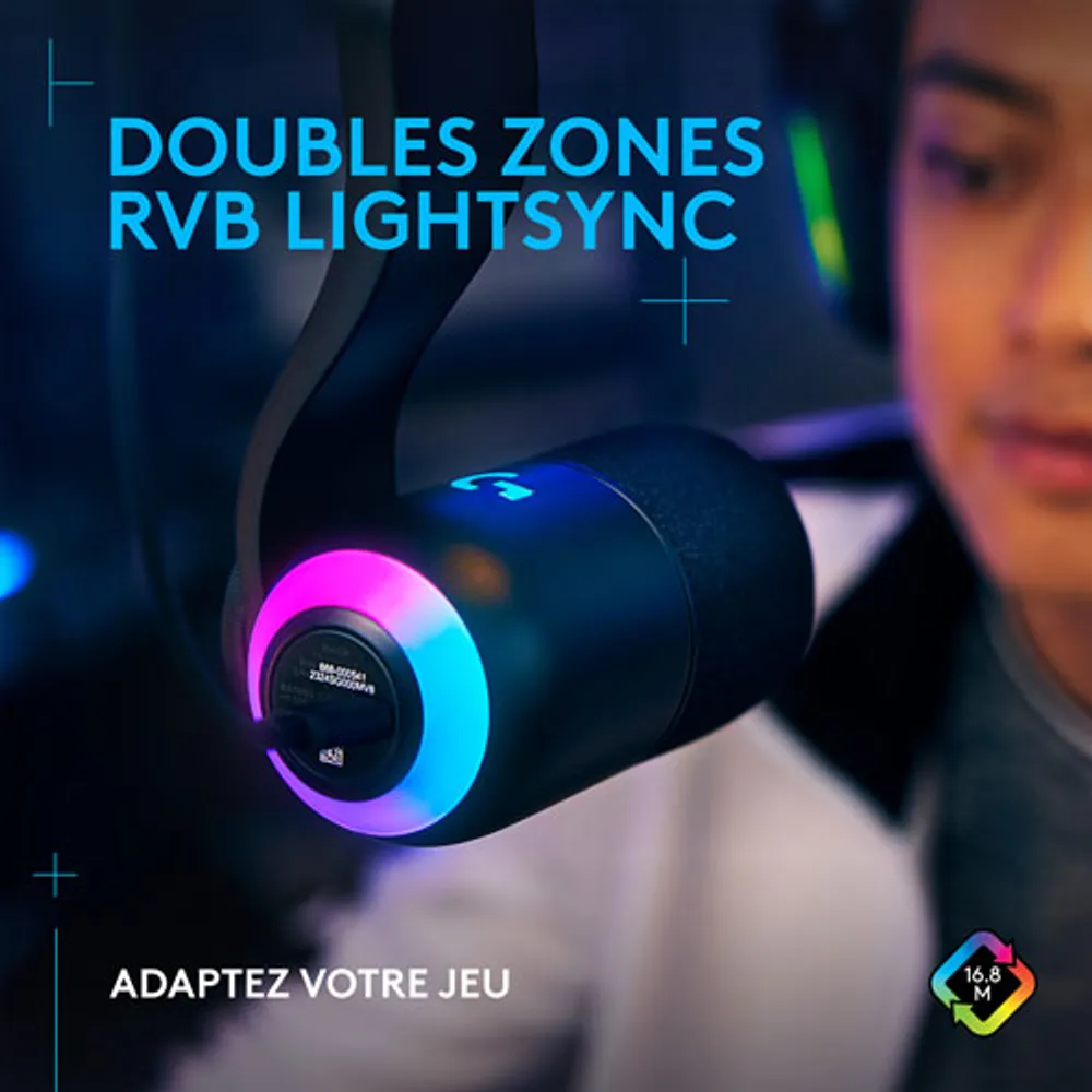 Logitech G Yeticaster GX Dynamic Supercardioid Gaming LIGHTSYNC RGB Gaming Microphone & Boom Arm Bundle