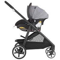 Système de transport modulaire intelligent Gold SensorSafe Shyft d'Evenflo avec siège d'auto pour bébé LiteMax - Gris lunaire