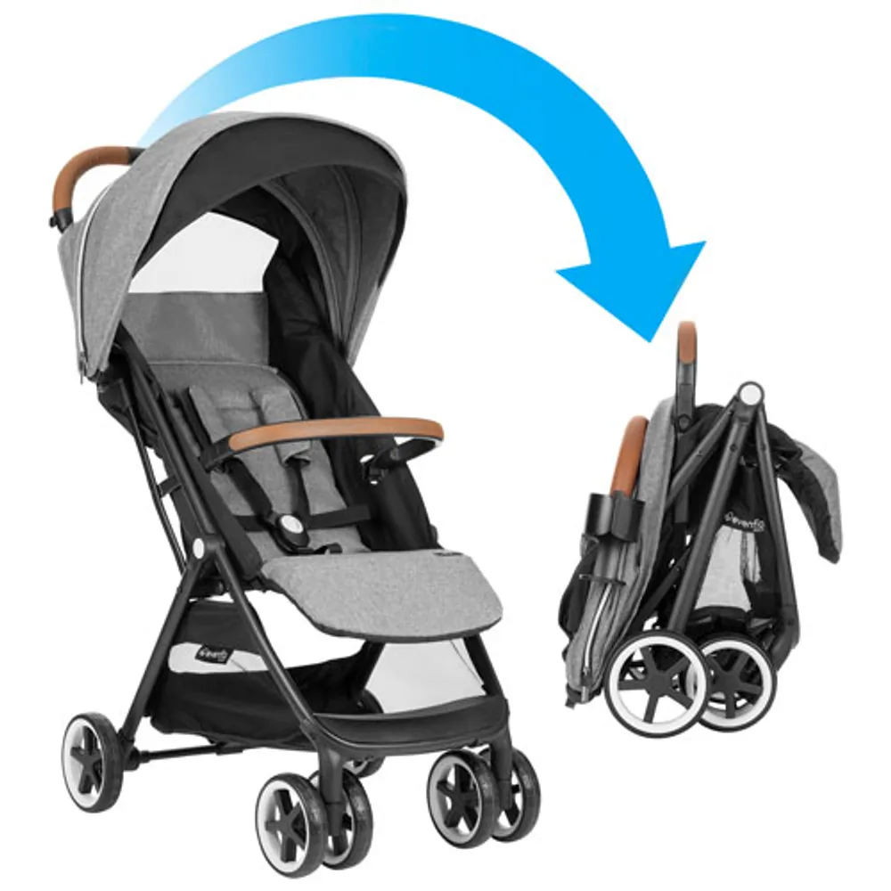 Evenflo Gold Otto Self-Folding Lightweight Stroller - Moonstone Grey