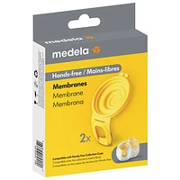 Membranes de Medela pour gobelets mains libres - Paquet de 2