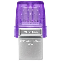 Kingston DataTraveler microDuo 3C 128GB USB 3.2 Flash Drive