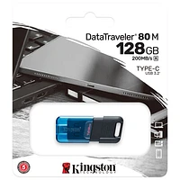 Kingston DataTraveler 80 128GB USB 3.2 + USB-C Flash Drive