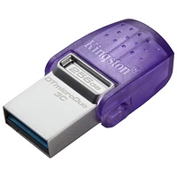 Clé USB 3.2 DataTraveler microDuo 3C 1 de 256 Go de Kingston