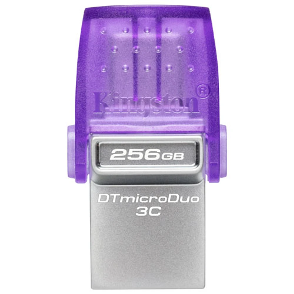 Clé USB 3.2 DataTraveler microDuo 3C 1 de 256 Go de Kingston