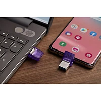 Clé USB 3.2 DataTraveler microDuo 3C 1 de 256 Go de Kingston