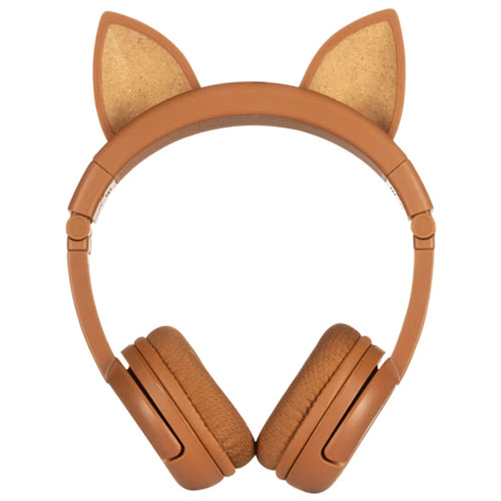 Onandoff BuddyPhones PlayEars+ Bluetoooth Headphones - Brown Fox