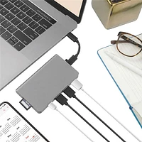 LOGiiX USB-C 5-in-1 Multi-Port Adapters with 100W USB C Cable (LGX-13101)