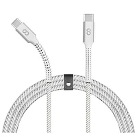 Câble tissé USB-C à USB-C Piston Connect Armour+ (Plus) de 1,5 m (4,92 pi) de LOGiiX (LGX-13388)