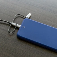 Câble tissé USB-A à USB-C/micro USB/Lightning de 1,5 m (4,92 pi) de LOGiiX (LGX-13335)