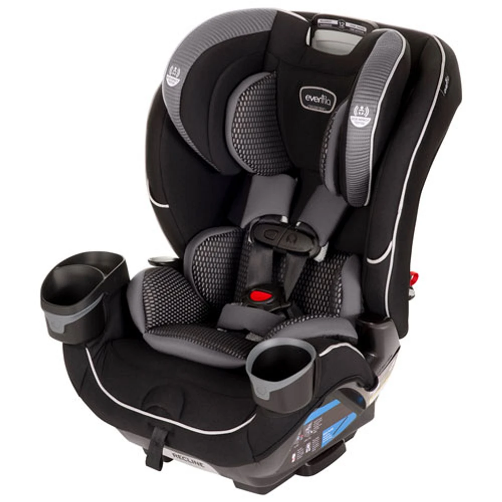 Evenflo EveryFit 3-in-1 Convertible High-Back Booster Car Seat - Olympus Black