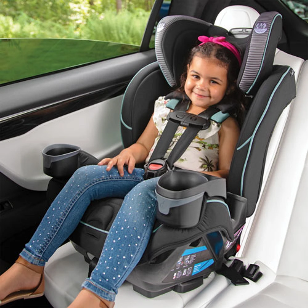 Evenflo EveryFit 3-in-1 Convertible High-Back Booster Car Seat - Olympus Black