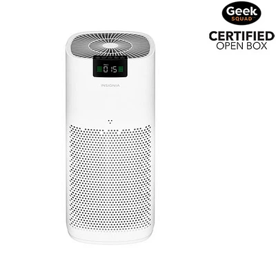 Open Box - Insignia Medium Room Air Purifier with HEPA Filter - White