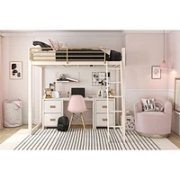 Bureau demi-ministre pour enfants Monarch Hill Haven - Blanc