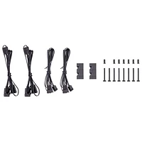 Ventilateur de tour ARGB CT120 de 120 mm de Thermaltake - Paquet de 2 - Noir