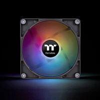 Ventilateur de tour ARGB CT120 de 120 mm de Thermaltake - Paquet de 2 - Noir