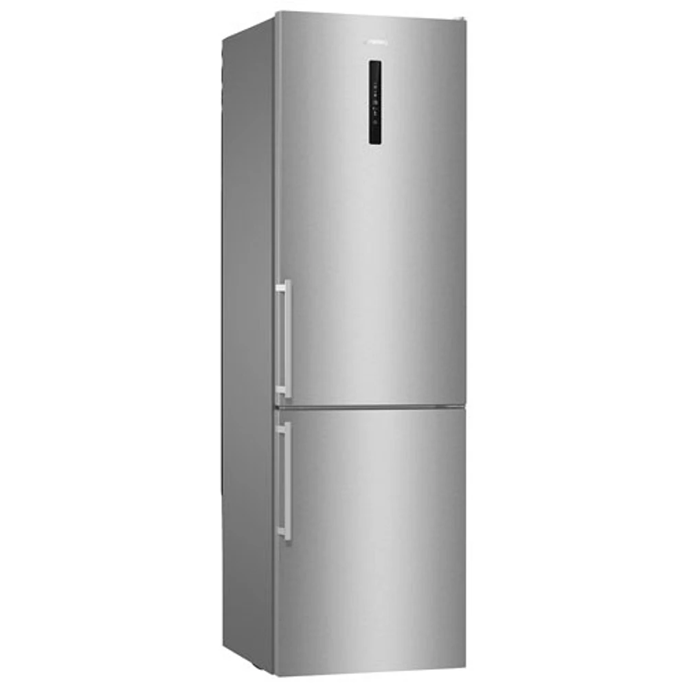 Smeg 24" 12.5 Cu. Ft. Bottom Freezer Refrigerator with LED Lighting (FC20UXDNE) - Stainless Steel