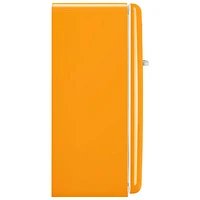 Smeg Veuve Clicquot 24" 9.9 Cu. Ft. Top Freezer Refrigerator with LED Lighting (FAB28URDYVC3) - Orange