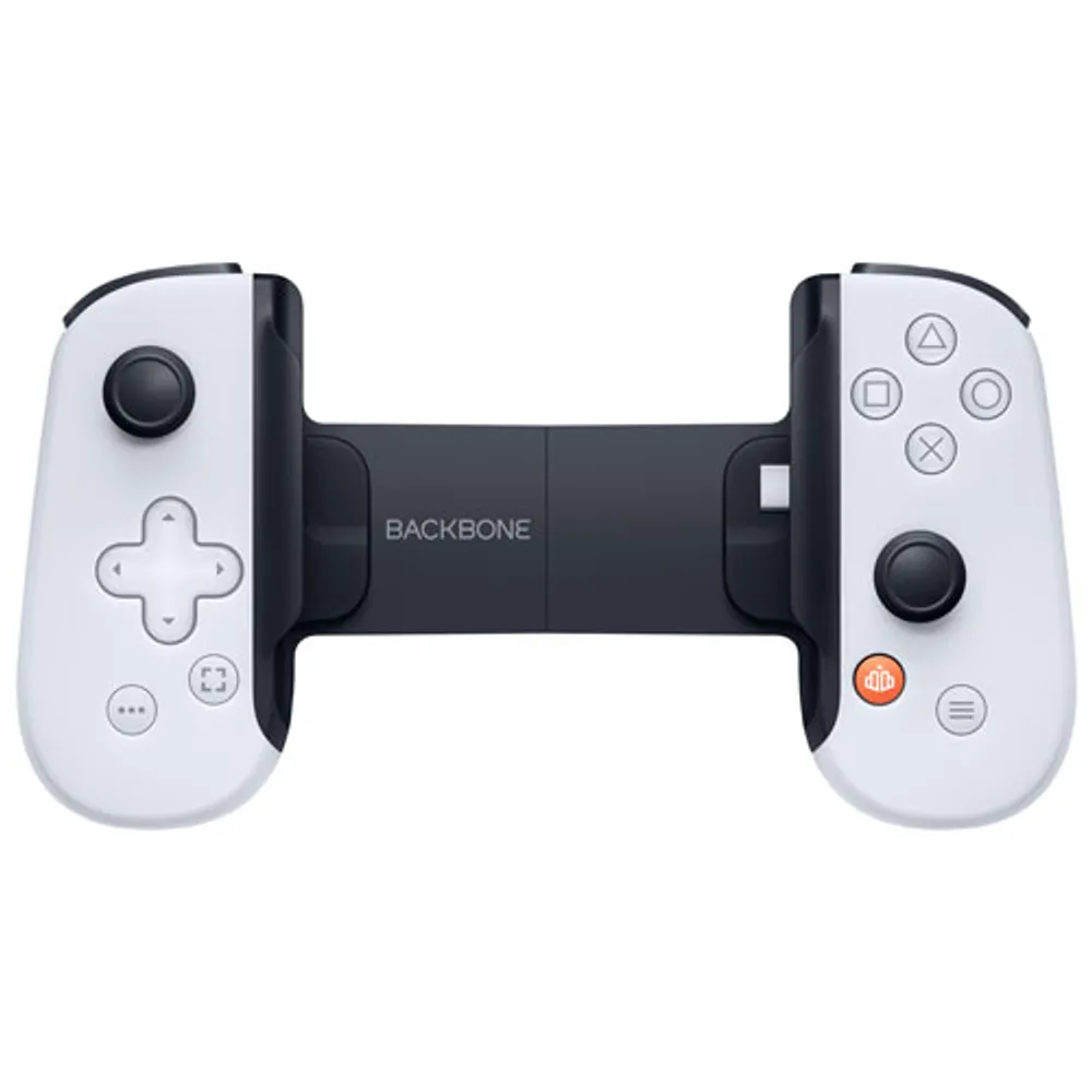 Manette de jeu Backbone One édition PlayStation pour Android et iPhone série 15 - Blanc